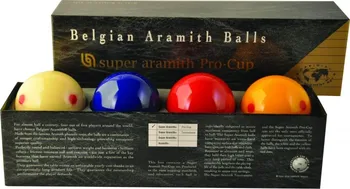 Kulečníková koule Karambolové koule Super Aramith Pro-Cup, 61,5 mm, 4 koule v sadě