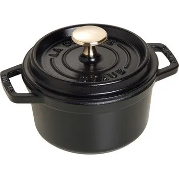 Staub kulatý hrnec černý, 14 cm