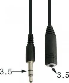 Prodlužovací kabel JACK 3,5mm, délka 1m