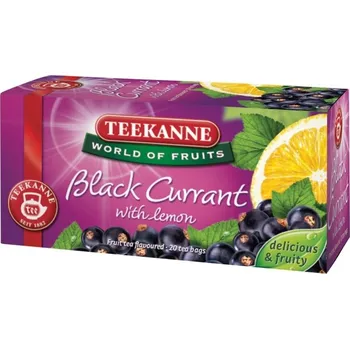Čaj Teekanne Black currant with lemon 20 x 2,5 g