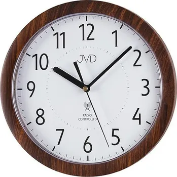 Hodiny Přesné moderní rádiem řízené hodiny JVD RH612.9 - imitace dřeva 