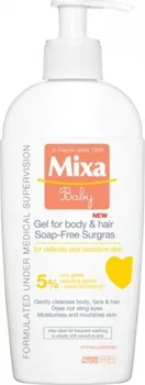 Sprchový gel Mixa Extra vyživující mycí gel na tělo a vlásky pro děti 250 ml