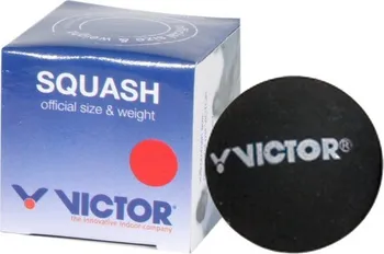 Míček na raketbal a squash Míček pro squash Victor - 1 červená tečka (v krabičce)