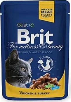 Krmivo pro kočku Brit Premium Cat kapsička Chicken/Turkey 100 g