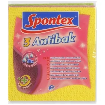Spontex 3 Antibak antibakteriální houbová utěrka 3 ks