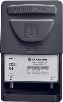 Anténní zesilovač Anténní filtr LTE Johansson 6022