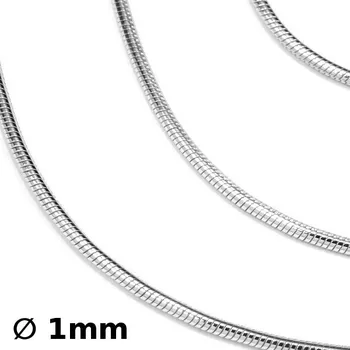 Řetízek Populární ocelový řetízek hádek 1 mm. N1040-H