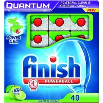 Finish Quantum jablko a limetka 40 ks Tableta do myčky Finish Quantum jablko a limetka 40 ks