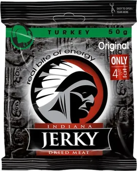 Sušené maso Indiana Jerky Original Turkey 100 g