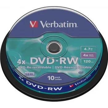 Verbatim DVD-RW DataLife plus 4,7 GB…