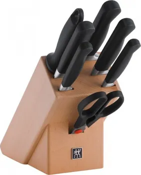 Kuchyňský nůž Sada nožů s blokem, ocílkou a nůžkami 8-dílná ZWILLING® Pure