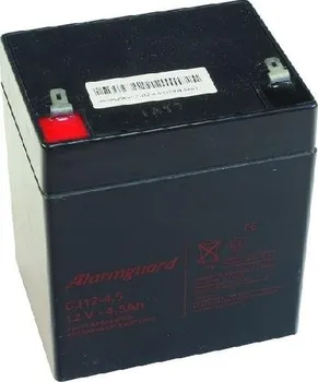 Záložní baterie Staniční (záložní) baterie ALARMGUARD CJ12-4.5, 4,5Ah, 12V