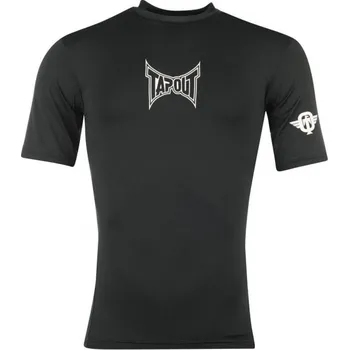 Rashguard Tapout Short Sleeved Rashguard Mens Black