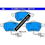Sada brzdových destiček ATE (AT 607110)