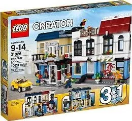 Stavebnice LEGO LEGO Creator 31026 Moto shop a kavárna
