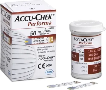 Testovací proužek do glukometru ROCHE Diagnostics Accu Chek Performa 50 ks