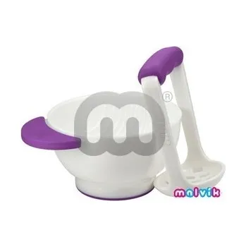 dětská jídelní sada Recenze NUK Miska & Puree mačkátko