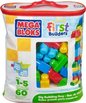 Stavebnice Mega Bloks MEGABLOKS Mega - Kostky v plastovém pytli, 60dílů