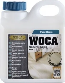 Čistič podlahy WOCA - Mýdlo na dřevěné olejované podlahy - bílé - 2,5 l