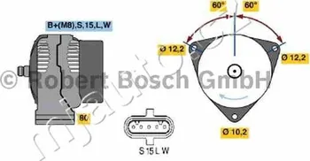 Alternátor Alternátor Bosch (0 123 525 501)