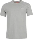 Slazenger Plain T Shirt Mens šedá