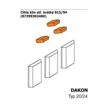 DAKON klín střední krátký 815/94