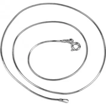 Řetízek Silvego Stříbrný řetízek osmihran 1 mm