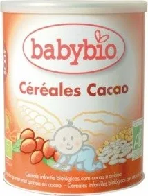 Babybio Nemléčná rýžová kaše s kakaem