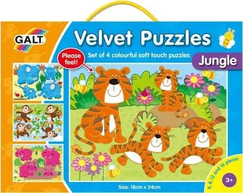 Puzzle GALT Sametové puzzle 4v1 - džungle