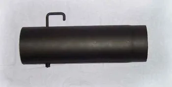 Kouřovod Trubka kouřovodu s klapkou 150mm/250mm (1,5) černá