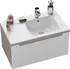 Koupelnový nábytek RAVAK SD 800-L Classic skříňka pod umyvadlo espresso/bílá X000000428