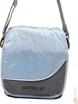 Estelle Látková klopnová kabelka světlemodrá/šedá 8475