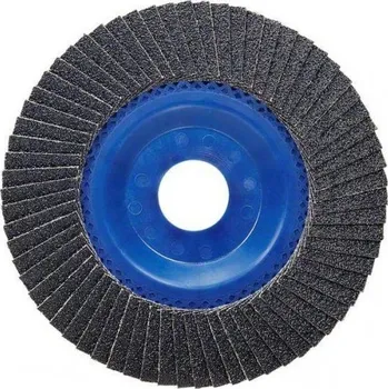 Brusný kotouč  	Lamelový brusný kotouč na kov 115x22.23 mm, zrnitost 80
