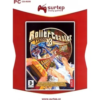 Počítačová hra RollerCoaster Tycoon 3 Gold PC