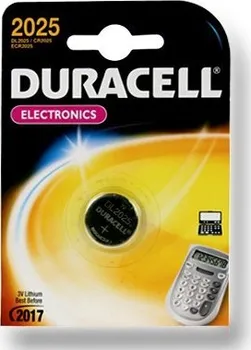Článková baterie DURACELL knoflíkový článek 3V, CR2025 (DL2025)