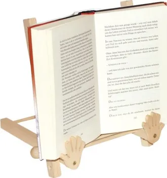 Stojan na knihu Dřevěný držák stojan na otevřenou knihu
