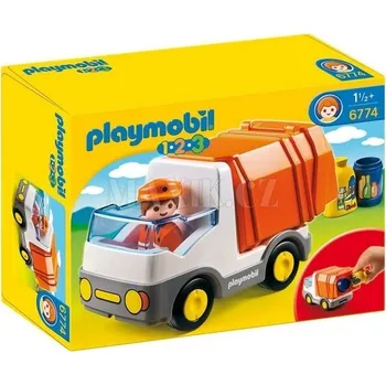Playmobil 1.2.3 6774 Popelářský vůz