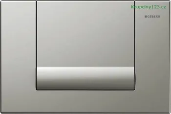 Ovládací tlačítko pro splachování GEBERIT TANGO - ovládací tlačítko, Satinox - matný kov 115.760.GM.1