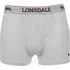 Boxerky Lonsdale 2 Pack Trunk Mens White