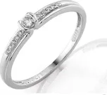 Zásnubní prsten s diamantem, bílé zlato…