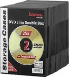 DVD Slim Double-Box 25, Black