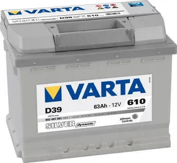 Autobaterie Varta Silver Dynamic D39 12V 63Ah 610A