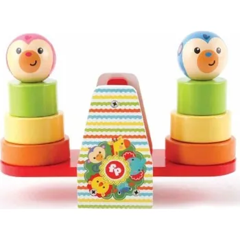 Hračka pro nejmenší Fisher Price Pyramida váhy dřevěná