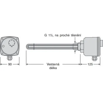 Příslušenství pro ohřívač vody Reflex Tj 6/4 - 4,5 elektrické topné těleso 1755450