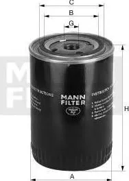Olejový filtr Filtr olejový MANN (MF W712/31)