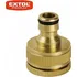 Extol Premium konektor na kohoutek, 1/2"-3/4", mosazný 8876021