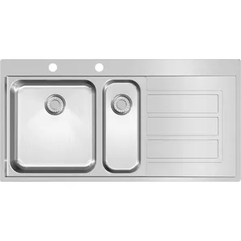 Franke Epos Eox 651/2 L nerez + sifon Nerezový dřez Franke Epos Eox 651/2 L nerez + sifon