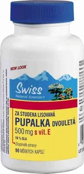 Přírodní produkt Swiss Herbal Pupalka dvouletá 500 mg s vitaminem E 90 cps.