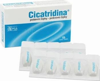Intimní hygienický prostředek Cicatridina poševní čípky 10x2g