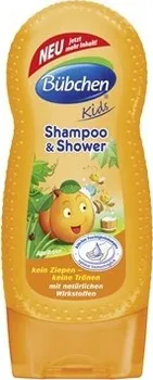 Dětský šampon Bübchen šampon a sprchový gel pro děti meruňka 230 ml